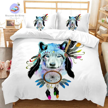 Housse de Couette Attrape Rêve Loup